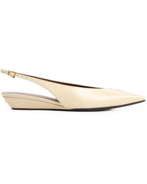 Giuseppe Zanotti Muse Slingback Court Shoes - White