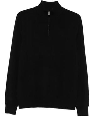 Bompard Half-Zip Jumper - Black