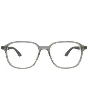 Montblanc Square-Frame Glasses - White