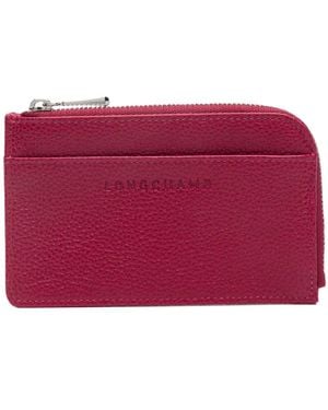 Longchamp Le Foulonné Kartenetui - Lila