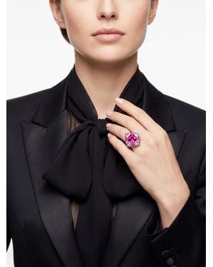 Anabela Chan Anello Fuchsia Lotus - Nero