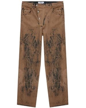 MSGM Printed Jeans - Natural