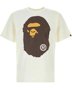 A Bathing Ape T-Shirt À Imprimé Graphique - Blanc