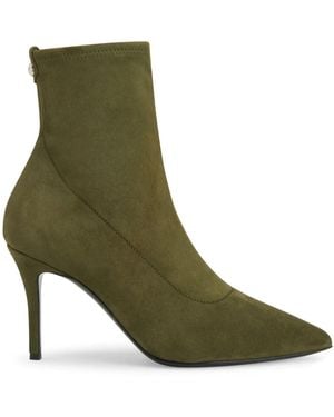 Giuseppe Zanotti Mirea 90Mm Suede Ankle Boots - Green