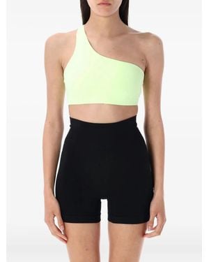 Nike One-Shoulder Cropped Top - Green