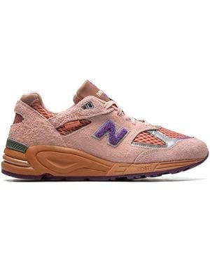 New Balance X Salehe Bembury 990V2 "Sand Be The Time" Trainers - Pink