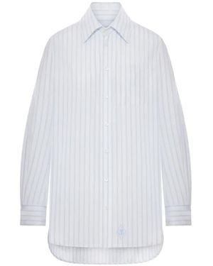 The Seafarer Striped Shirt - White