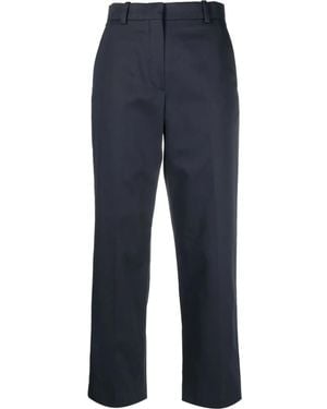 KENZO Cropped Tailored Trousers - Blue