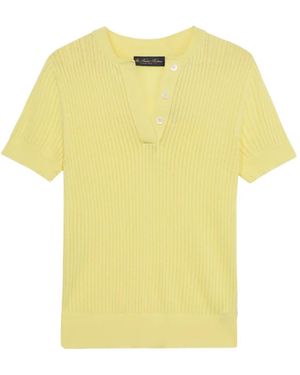 Brooks Brothers Knitted Top - Yellow