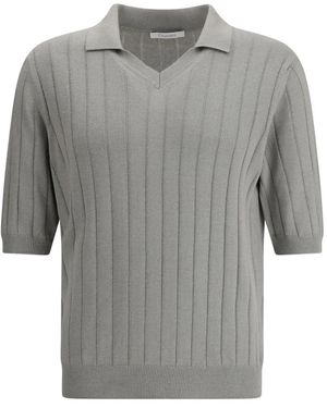 Cruciani T-Shirt A Coste - Grigio