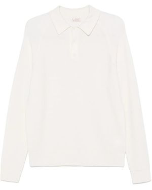 Fursac Wool Polo Shirt - White