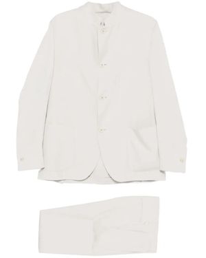 Eleventy Single-Breasted Suit - White