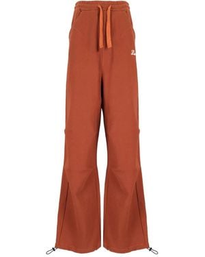 Laneus ドローストリング トラックパンツ - レッド