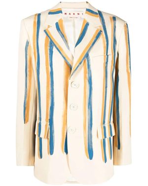 Marni Single-breasted Jacket - Multicolor