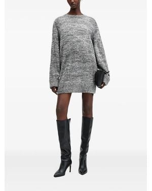 AllSaints Abito Con Effetto Screziato - Grigio