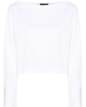 Theory Blouse Met Boothals - Wit