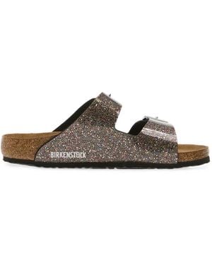 Birkenstock Arizona Glitter Sandals - Brown