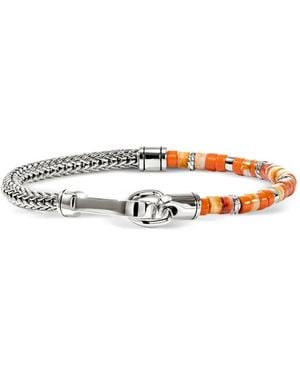 John Hardy Sterling Heishi Chain Bracelet - White