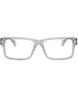 Versace Occhiali Rettangolari - Bianco