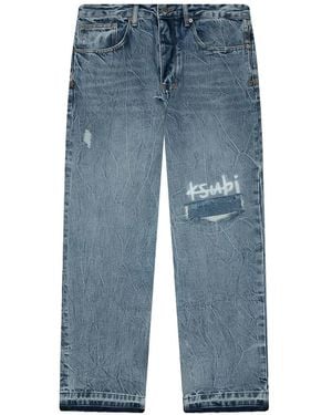 Ksubi Anti K Public Trashed 1999 Jeans - Blue