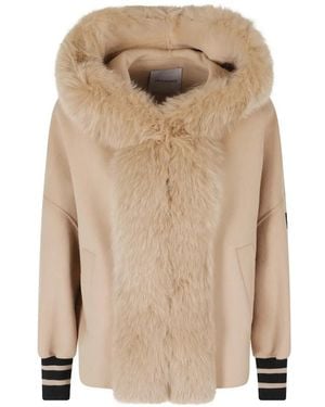 ERMANNO FIRENZE Jack Met Lammy Afwerking - Naturel