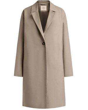 12 STOREEZ Single-Breasted Coat - Natural