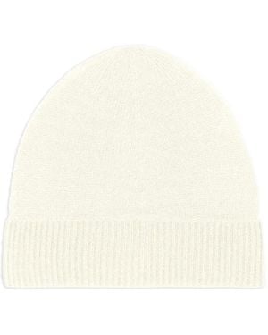 Bompard Ribbed Beanie Hat - Natural