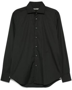 Corneliani Classic-Collar Shirt - Black