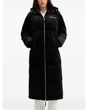 Juicy Couture Hooded Embellished Jacket - Black