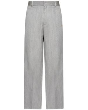 Amiri Hose mit Gürtelschlaufen - Grau