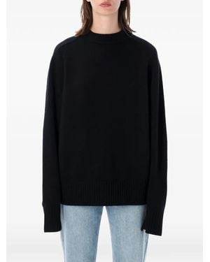 Extreme Cashmere Ordinary Pullover Mit Rundem Ausschnitt - Schwarz