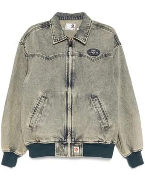 Aape By A Bathing Ape Aapeunvs Zip-Up Jacket - Grey