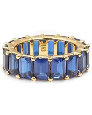 Izabel Display Zirconia-Embellished Ring - Blue