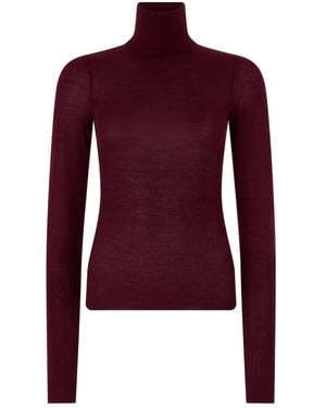 Roberto Cavalli Long-Sleeve Top - Red