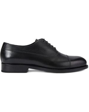 Kurt Geiger Leather Sloane Oxford Shoes - Black