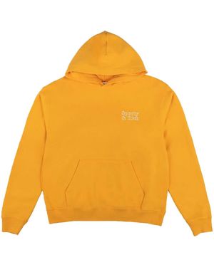 Sporty & Rich ロゴ パーカー - イエロー