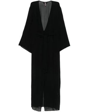 Maison Close Fever Beach Cover-Up - Black