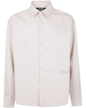 Jacquemus Embroidered Shirt - Wit
