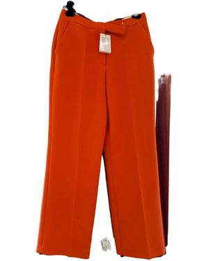 Maison Rabih Kayrouz High-Waisted Wide-Leg Trousers - Orange