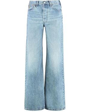 Lois Vaqueros con cierre de botón - Azul