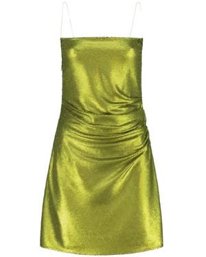 GAUGE81 Sequinned Draped Mini Dress - Green