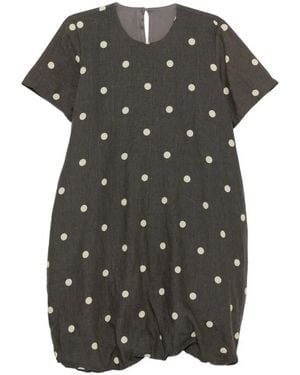JNBY Polka-Dot Mini Dress - Gray