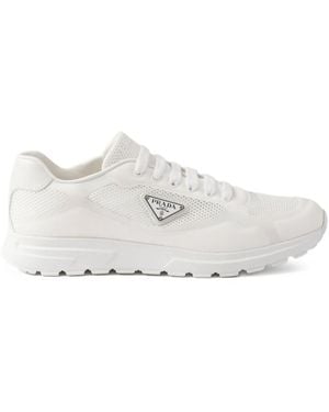 Prada Prax 01 Mesh-Panelled Trainers - White