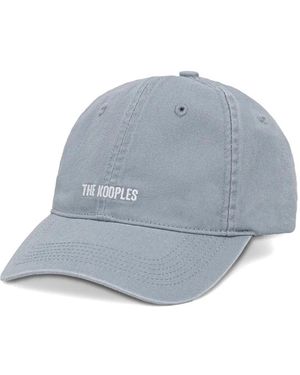 The Kooples Logo-Embroidered Baseball Cap - Blue