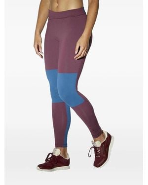 Reebok Colourblock-Design Leggings - Purple