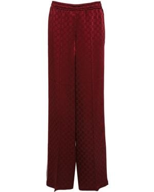 Gucci GGジャカード イージーパンツ - レッド