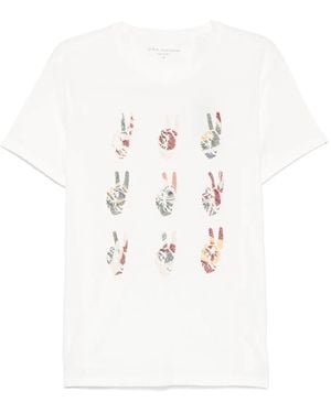 John Varvatos オーガニックコットン Tシャツ - ホワイト