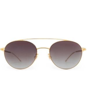 Mykita Reva Sun Pilot-Frame Sunglasses - Metallic