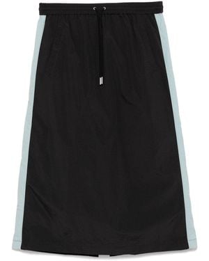 Maison Kitsuné Flash Fox Long Skirt - Black