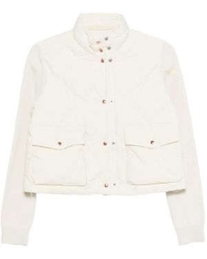 Moncler Quilted Jacket - White